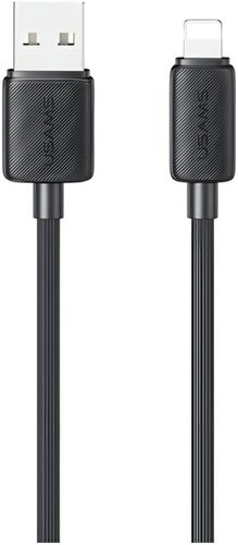 Кабель Usams US-SJ689 USB Type-A - Lightning (1 м, черный)