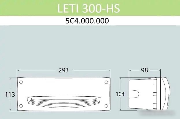 Подсветка для ступеней Fumagalli Leti 5C4.000.000.AYF1R