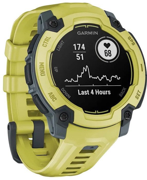 Умные часы Garmin Instinct E 45 мм (электрик лайм)