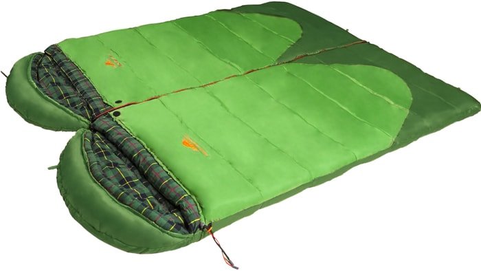 Спальный мешок AlexikA Siberia Compact Plus 200 (правая молния, зеленый)