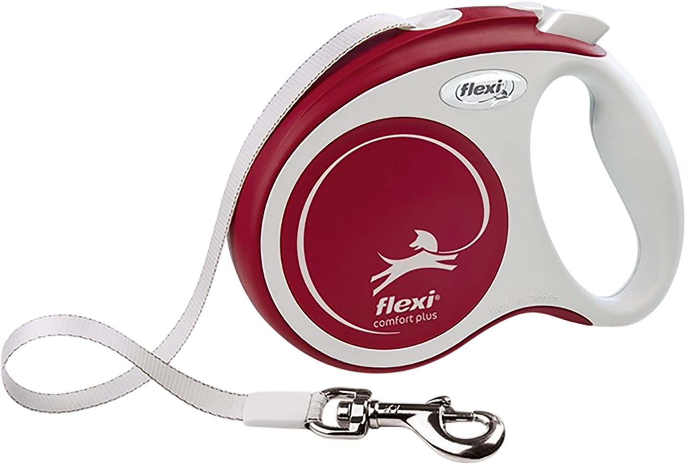 Поводок-рулетка Flexi Comfort Plus Tape (M, 5м, Red) Поводок-рулетка Flexi Comfort Plus Tape (M, 5м, Red)