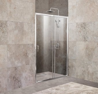 Душевая дверь BelBagno Unique-BF-1-100/115-P-Cr (текстурное стекло)