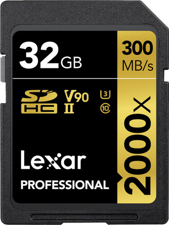 Карта памяти Lexar Professional 2000x SDHC LSD2000032G-BNNNG 32GB