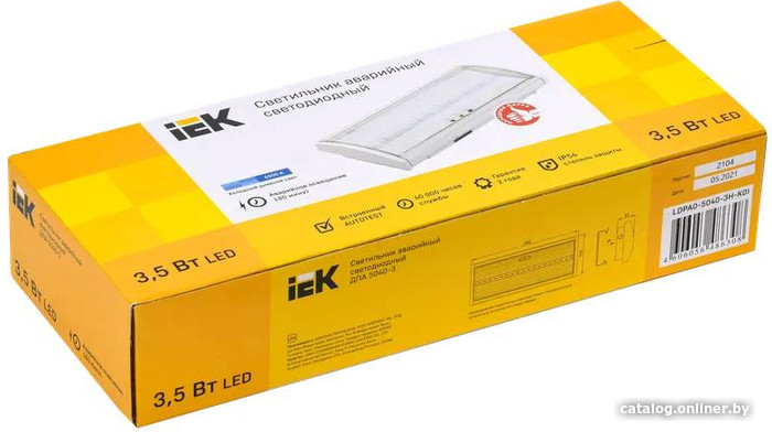 Светильник IEK ДПА 5040-3 LDPA0-5040-3H-K01