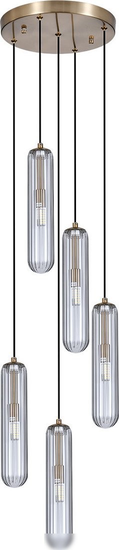 Подвесная люстра Escada 160001/5P G9x5W Brass ES0000012