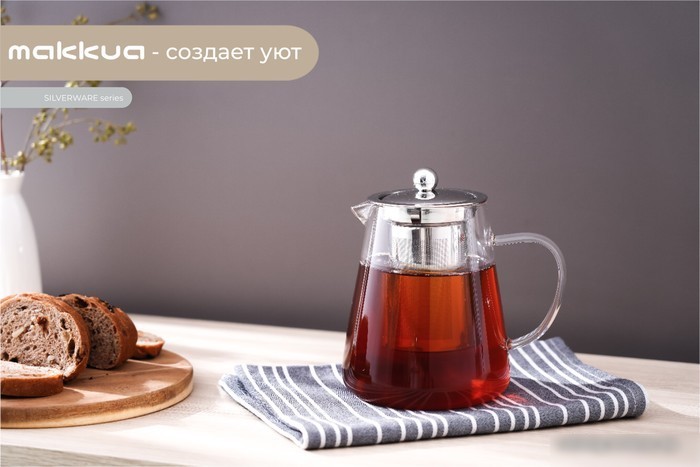 Заварочный чайник Makkua Silverware TSS900