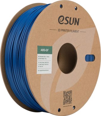 Пластик eSUN ABS-GF ABS-GF175U1TZ1 (1.75мм, 1кг, синий)