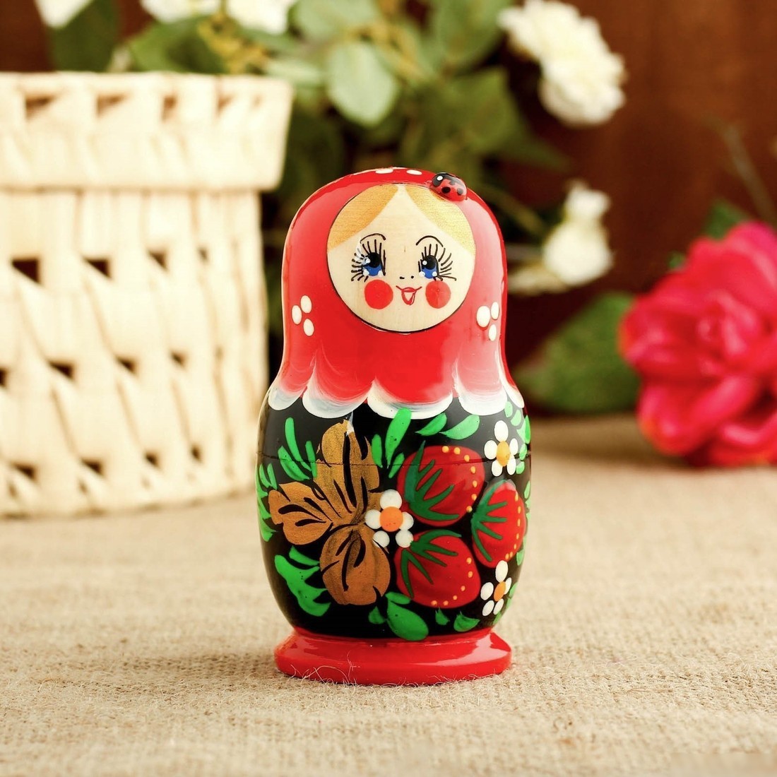 Матрешка сувенирная Sima-Land Божья коровка 3440243