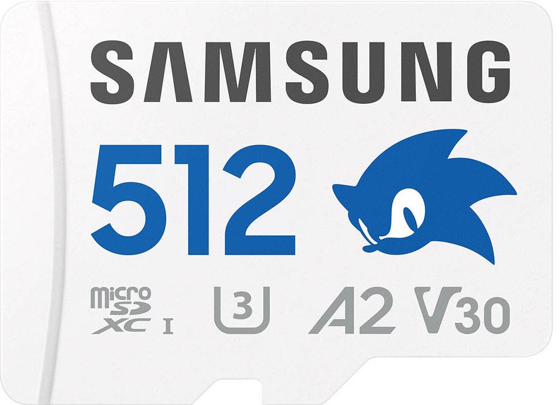 Карта памяти Samsung PRO Plus Sonic the Hedgehog microSDXC 512GB MB-MD512SA/LC1 (с адаптером)