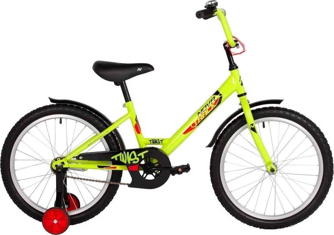 Детский велосипед Novatrack Twist 20 201TWIST.GN5 (зеленый)