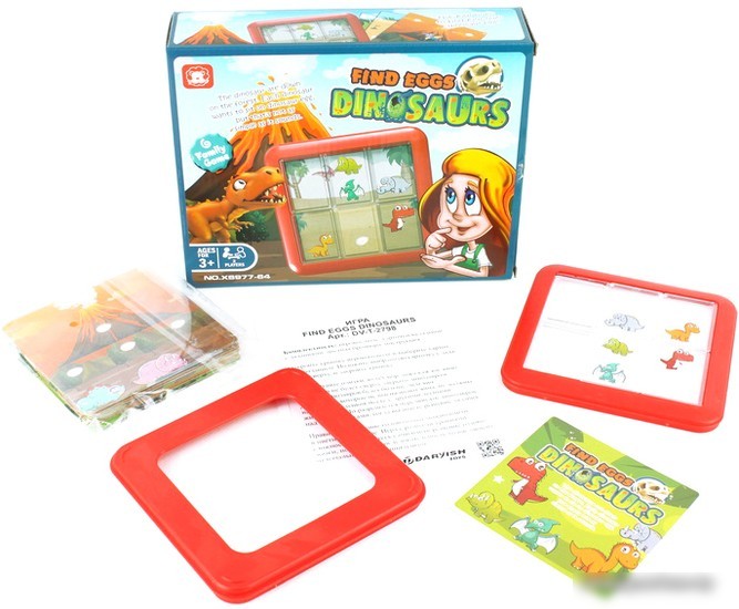 Настольная игра Darvish Find eggs dinosaurs DV-T-2798