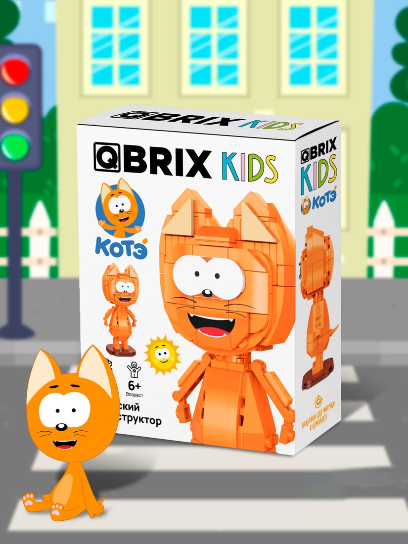 Конструктор QBRIX Kids Котэ 30063