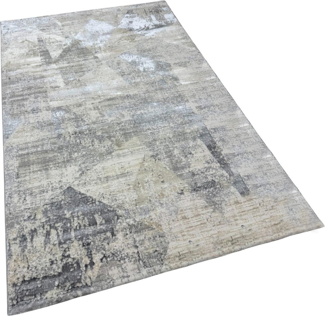 Ковер для жилой комнаты Radjab Carpet Амальфи Прямоугольник A3973A 13634 (1.2x1.8, Ivory/Antrasit)