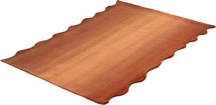 Ковер для жилой комнаты Tkano Over Horizon Trendy Ruffles TK25-DR0003 (терракотовый)