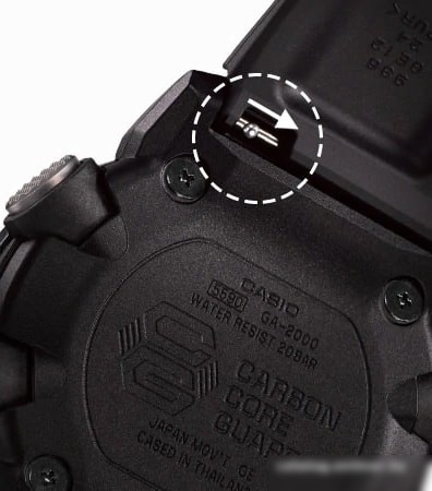 Наручные часы Casio G-Shock GA-2000-1A9
