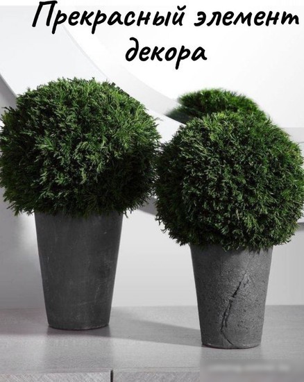 Искусственное растение Merry Bear Home Decor Туя шаровидная KDA0255