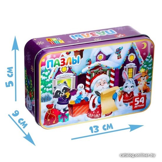 Пазл Puzzle Time Домик Дедушки Мороза 4868655 (54 эл)