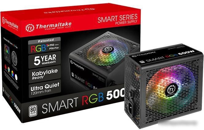 Блок питания Thermaltake Smart RGB 500W SPR-500AH2NK-2
