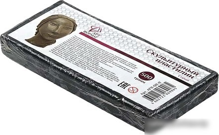Пластилин скульптурный АртФормат AF11-011-11 (серый) Пластилин скульптурный АртФормат AF11-011-11 (серый)