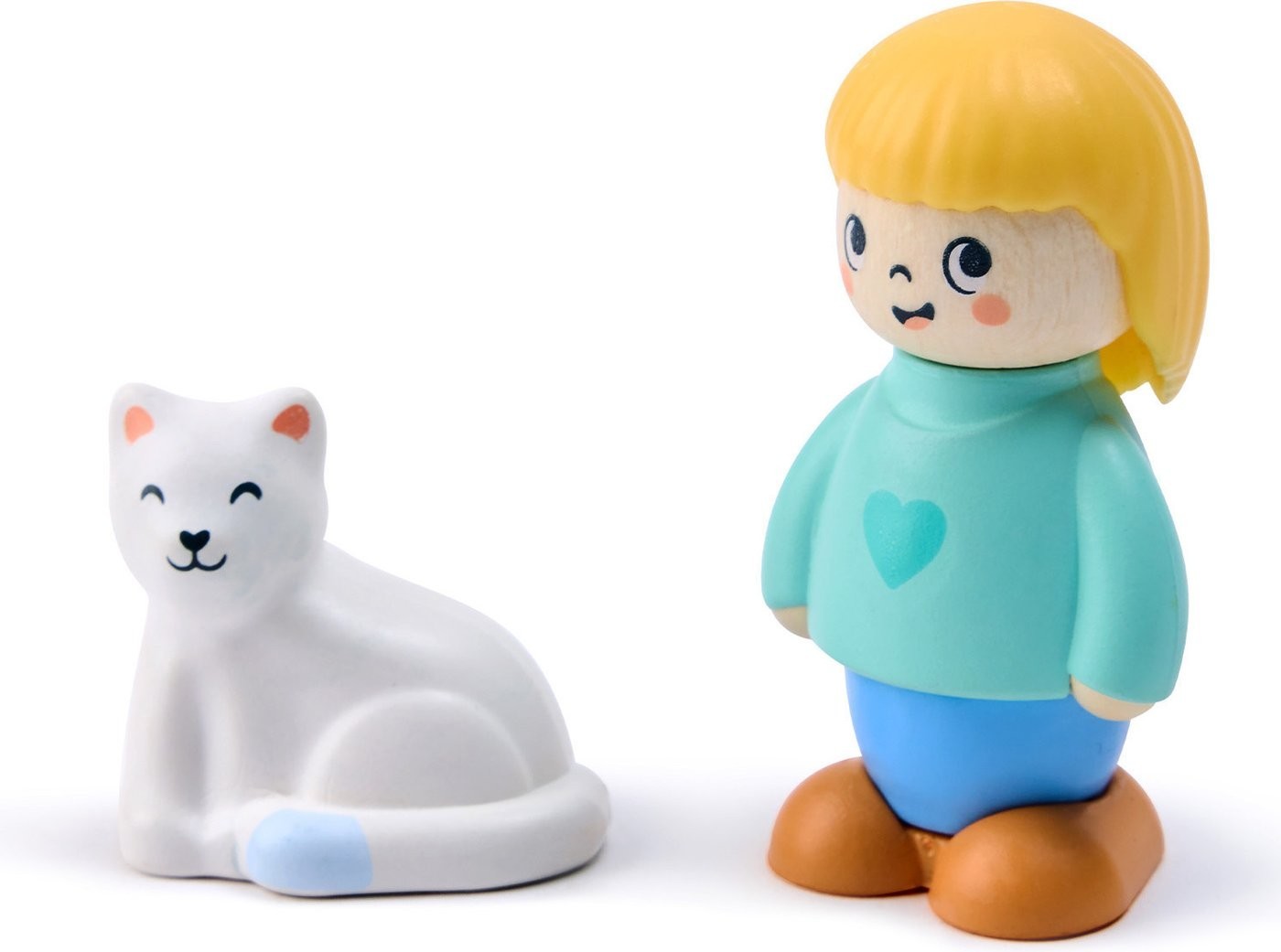 Развивающая игра Hape Девочка и кошка E3430_HP