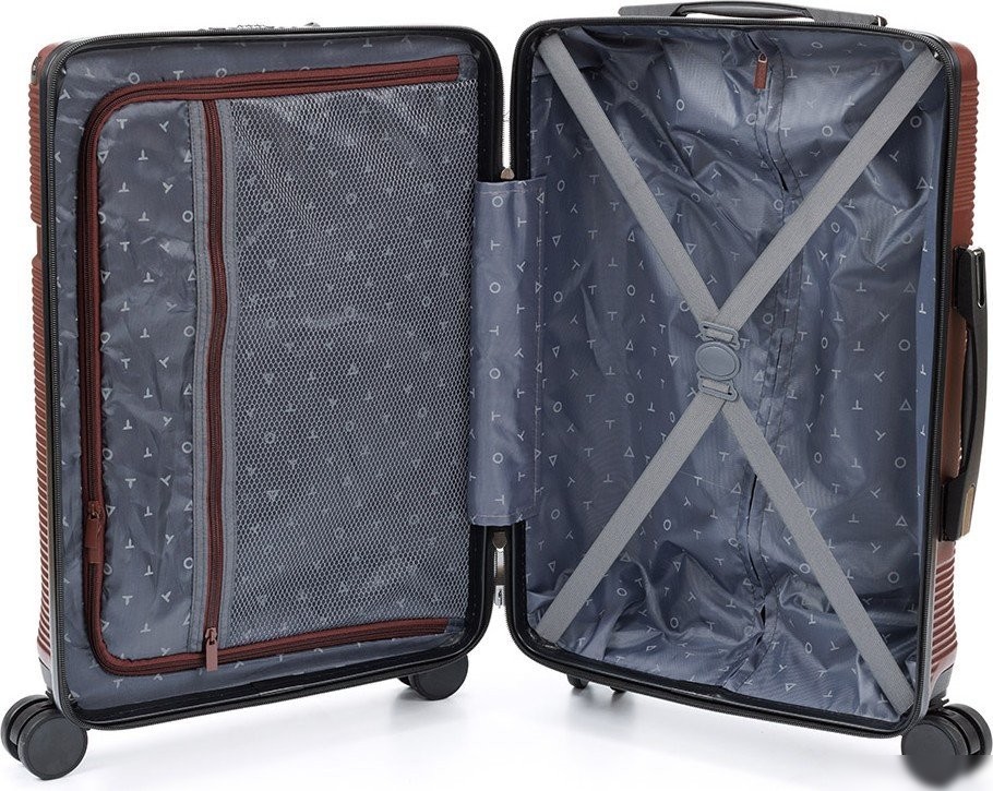 Чемодан Torber Onego T2081BS (бордовый)