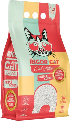 Наполнитель для туалета Rigor Cat Апельсин (10л)