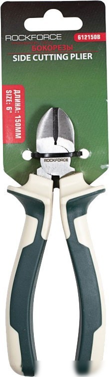 Кусачки боковые (бокорезы) RockForce RF-612150B Кусачки боковые (бокорезы) RockForce RF-612150B