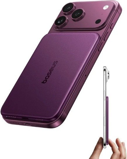 Внешний аккумулятор Baseus PicoGo Air AM71 22.5W 5000mAh (фиолетовый)