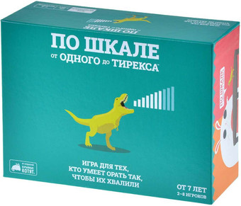 Настольная игра Мир Хобби По шкале от одного до тирекса