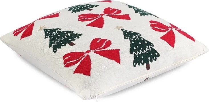 Декоративная подушка Tkano Christmas Bows New Year Essential TK25-CU0015
