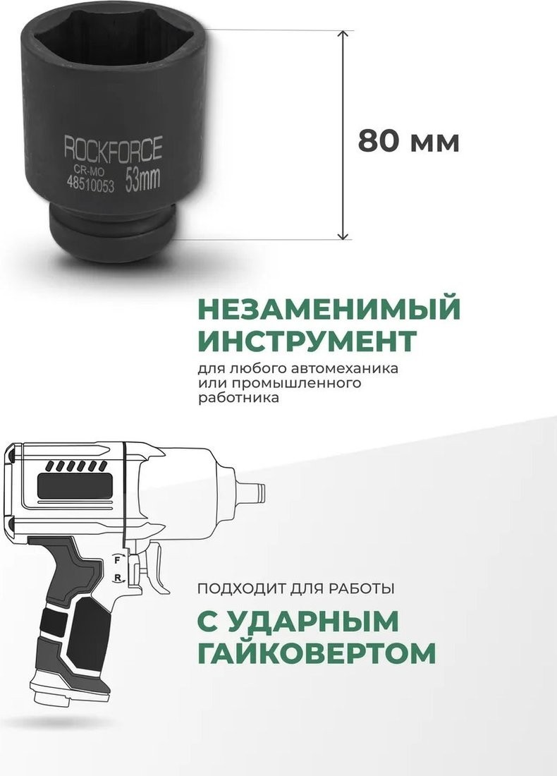Головка слесарная FORSAGE F-48510053 (59006)