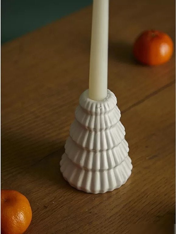 Подсвечник Tkano New Year Essential Nordic mood TK24-NY_CNH0001 (белый)