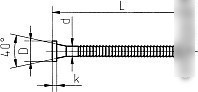Гвоздь ершеный ЕКТ VZ010128