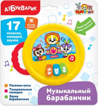 Развивающая игрушка Азбукварик Барабанчик 3113А