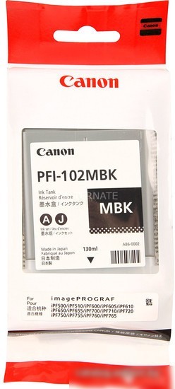 Картридж Canon PFI-102MBK (0894B001AA)