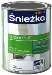 Эмаль Sniezka Supermal Масляно-фталевая эмаль 0.8 л (F500)