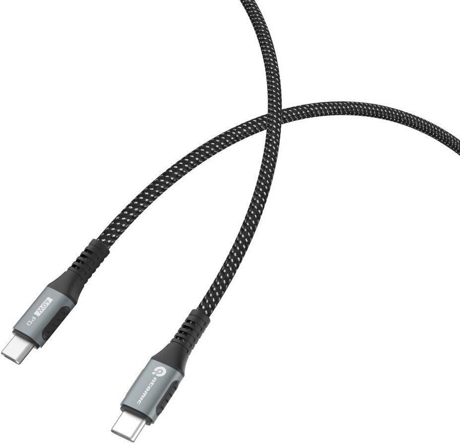 Кабель Atomic 30.396 USB Type-C - USB Type-C (1.2 м, черный)