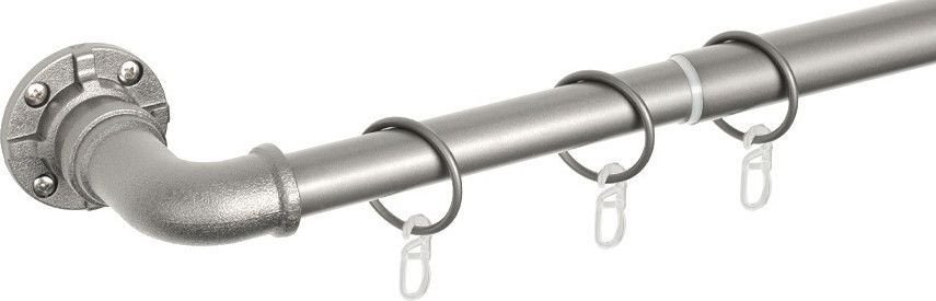 Карниз для штор UG Home Раздвижной 1-рядный 1КР-153-360-ЧО (черное олово, 1.53-3.6м)
