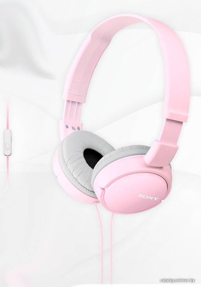Наушники Sony MDR-ZX110AP (розовый)