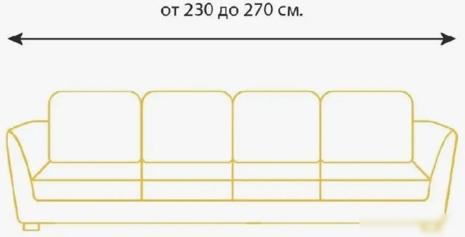 Чехол для дивана Mio Tesoro ПО-6 жаккард МАХ Люкс 10018/1447