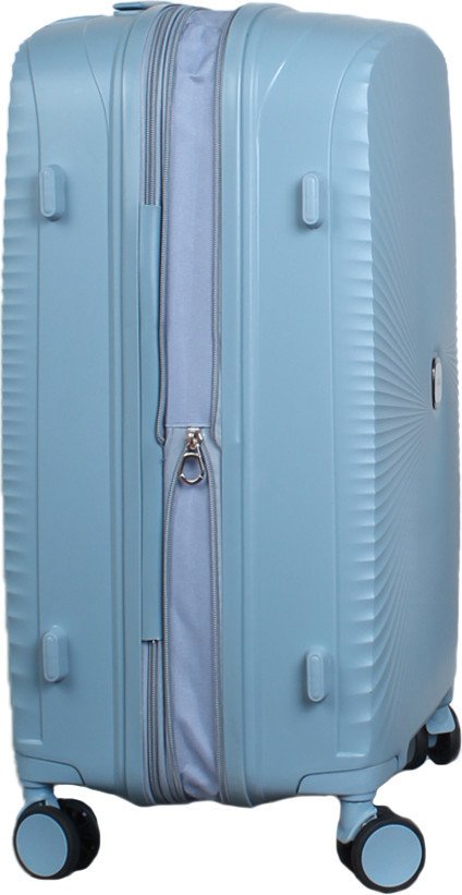 Чемодан-спиннер Eurobags PP-N81 (L, голубой)