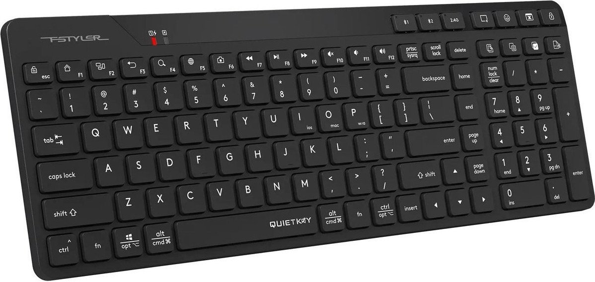 Клавиатура A4Tech Fstyler FBK27C AS (черный)