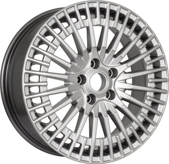 Литые диски KDW KD1820 18x7" 5x114.3мм DIA 66.6мм ET 37мм Silver Painted
