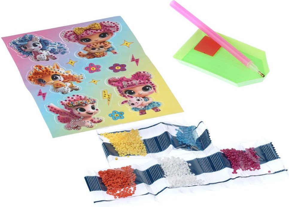 Алмазная мозаика MultiArt Веселые подружки пони STICK-PON-143373