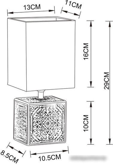 Лампа Arte Lamp Fiori A4429LT-1WA