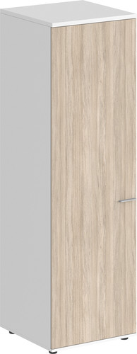 Книжный шкаф Norden SG.823.WH.OL.L (левый, белый/дуб светлый)