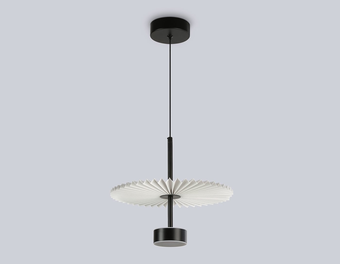 Подвесная люстра Ambrella LH72601 BK/WH (черный/белый)