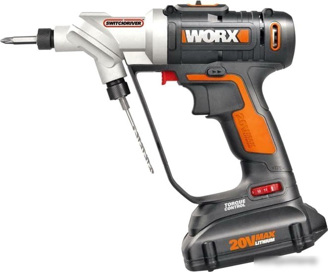 Шуруповерт Worx WX176.2 (с 1-им АКБ, кейс)