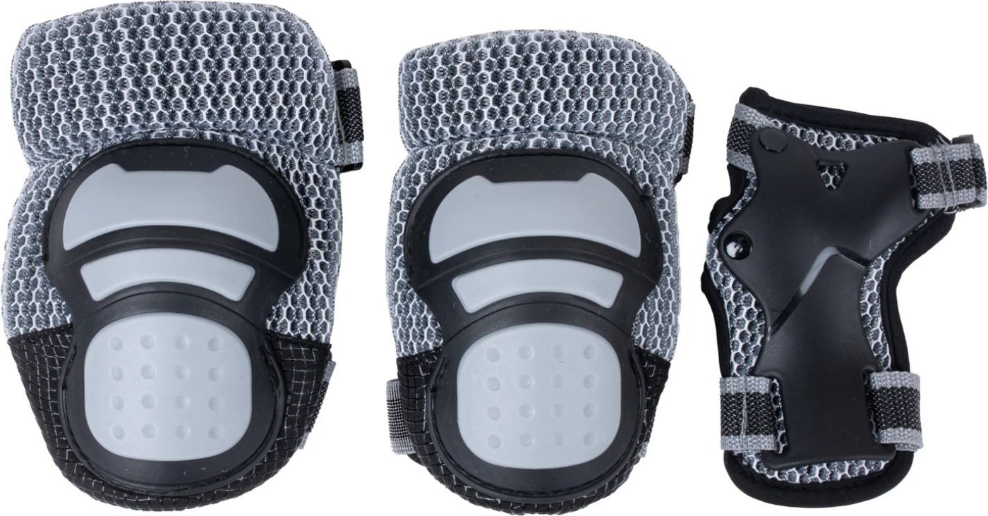 Комплект защиты Tech Team Safe Fit Teens 4.0 NN013952 (L, серый)