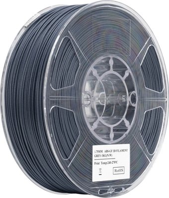 Пластик eSUN ABS-GF ABS-GF175H1TZ1 (1.75мм, 1кг, серый)